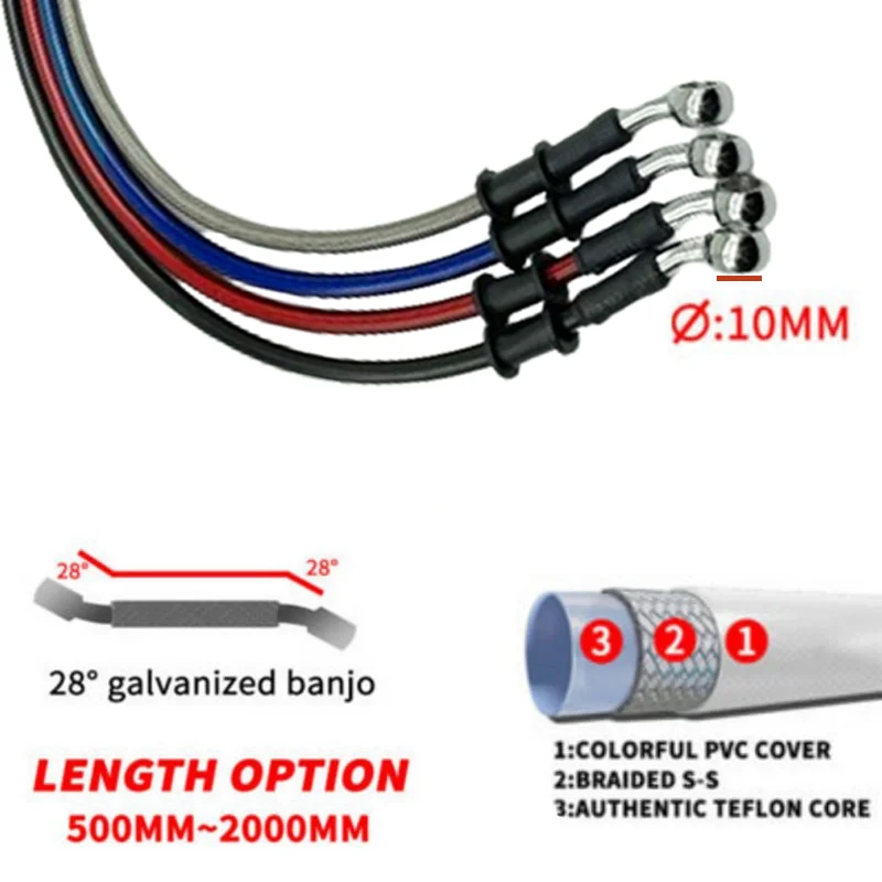 Perak 30cm Sampai 220cm 28 °   - Motorcycle Brake Cable ulasan dan harga